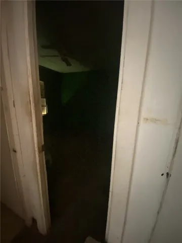 a close view of walk in closet