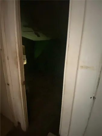 a close view of walk in closet