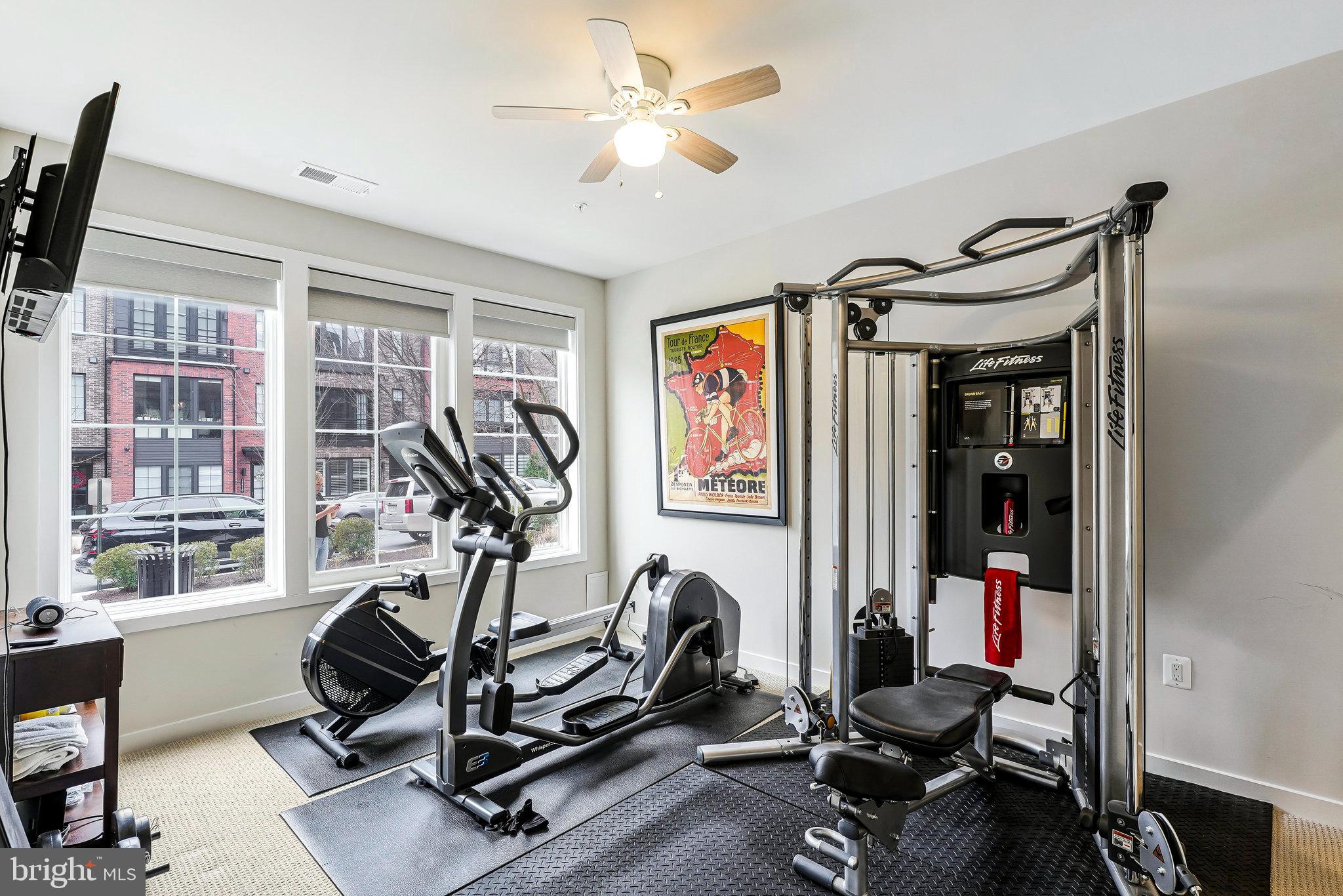 11716 Paysons Way Reston, VA 20191 - Photo 4 of 34 a view of a room with gym equipment