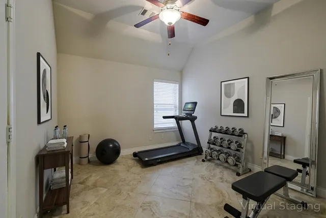 a view of an empty room