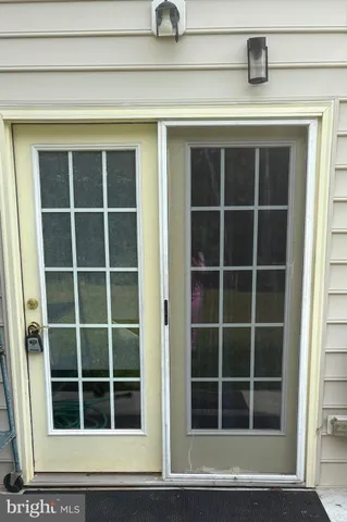 a view of front door