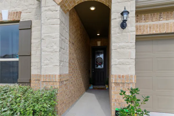 a view of a entryway door of the house