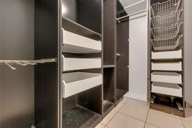 a view of walk in closet