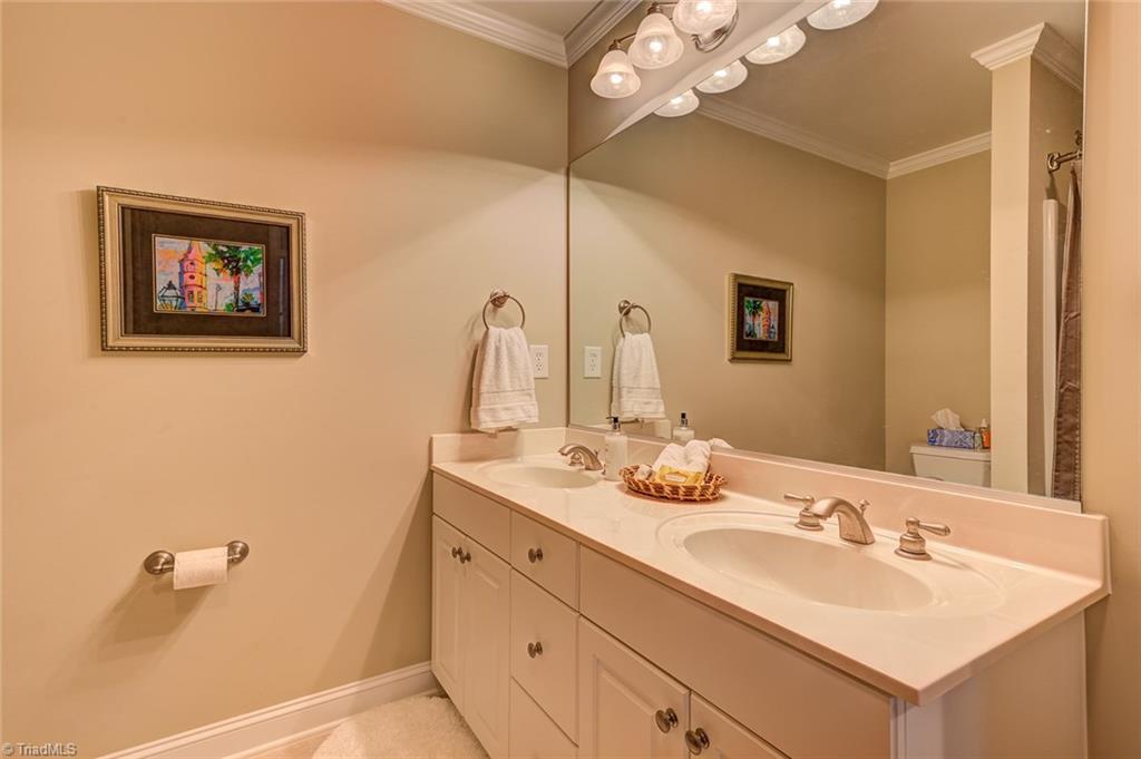 122 Augusta Place High Point, NC 27265 - Photo 22 of 30 Additional full bath with dual vanity on the upper level
