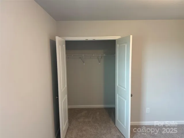 a view of closet area