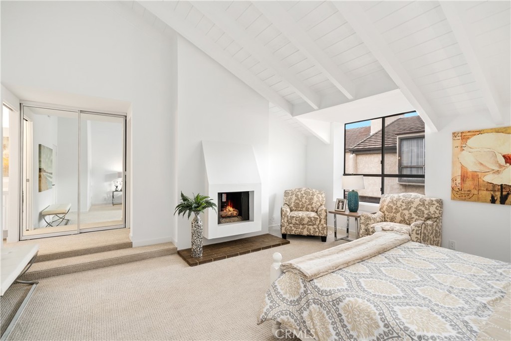 435 Fairview Avenue, Unit 7 Arcadia, CA 91007 - Photo 23 of 35 a bedroom with furniture and large windows