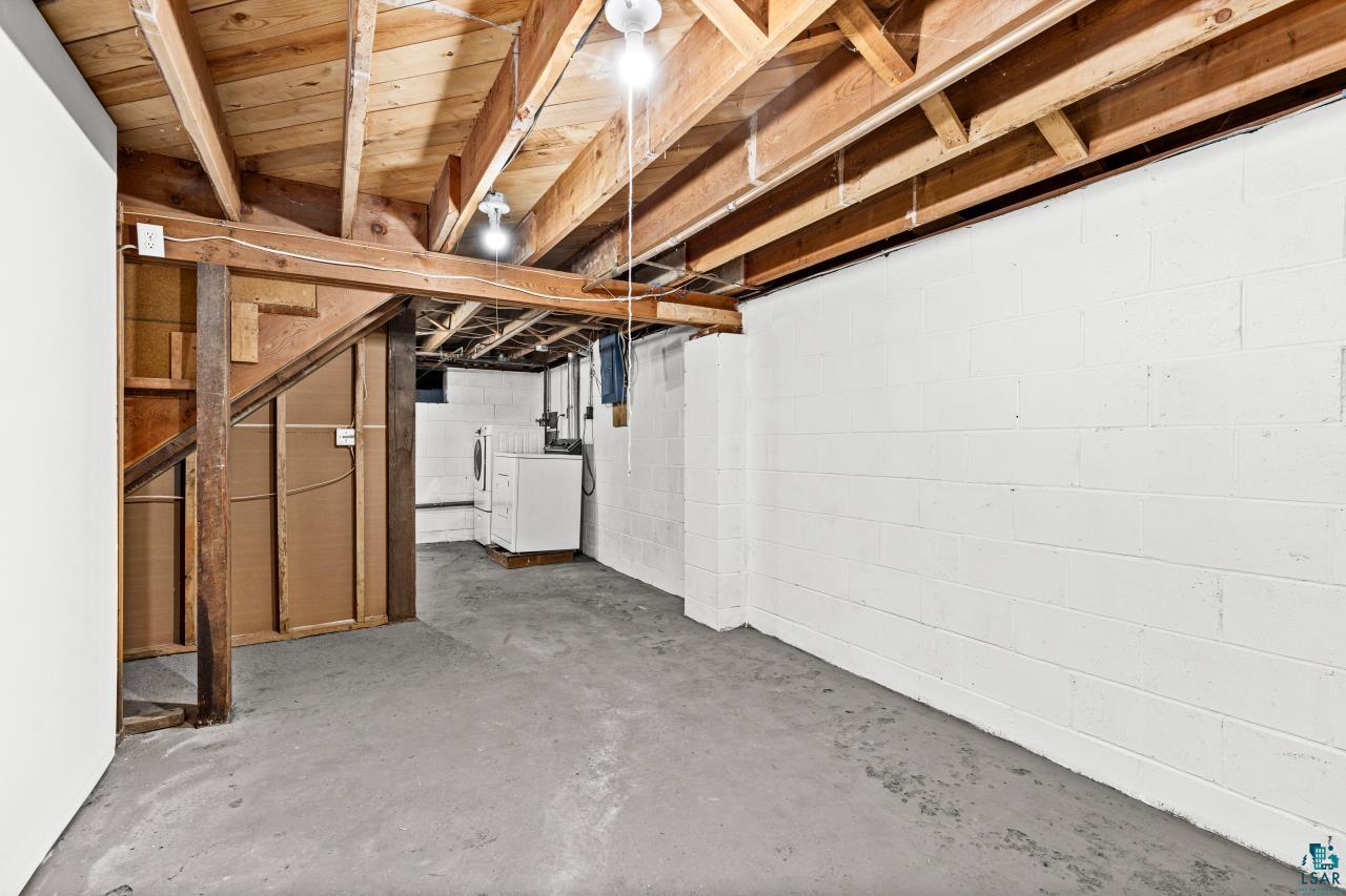 3754 Carlton Street Barnum, MN 55707 - Photo 52 of 52 Unfinished below grade area with separate washer and dryer