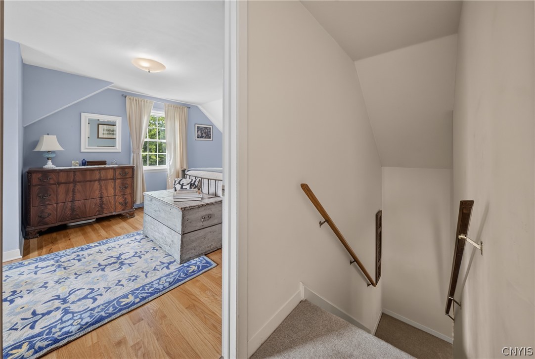 4777 Enders Road Manlius, NY 13104 - Photo 27 of 48 Heading upstairs. The carpeted stairs and hallways cover hardwood flooring...