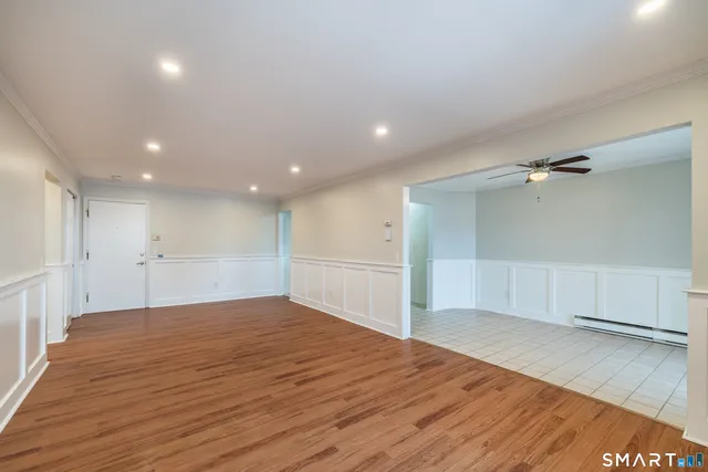 a view of kitchen with windows