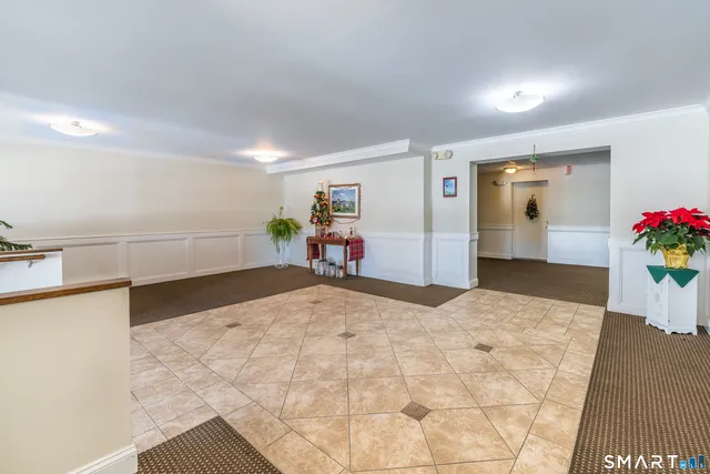 a view of a room with racks