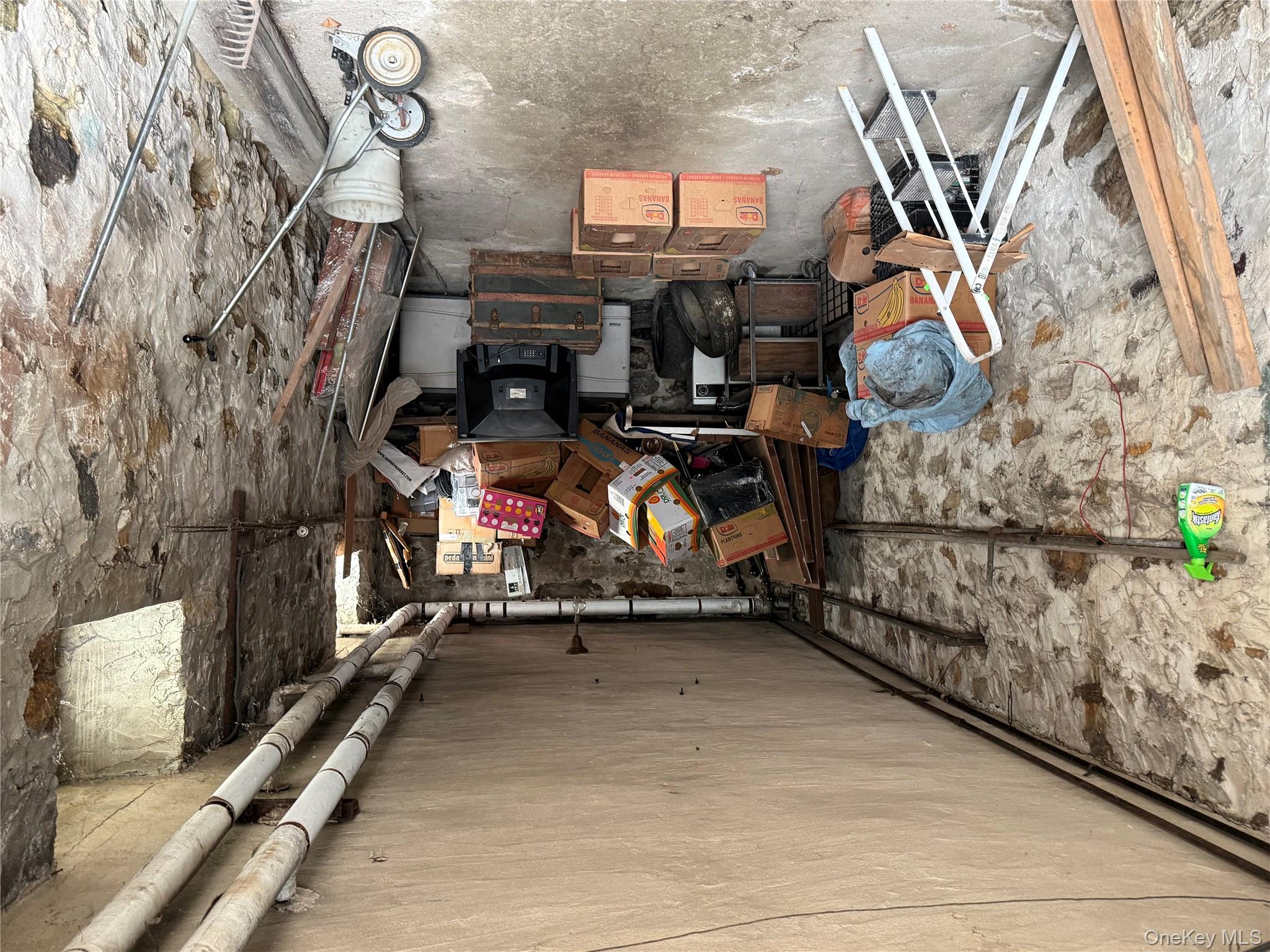 33 Morgan Street New Rochelle, NY 10805 - Photo 7 of 9 Garage, note stone foundation