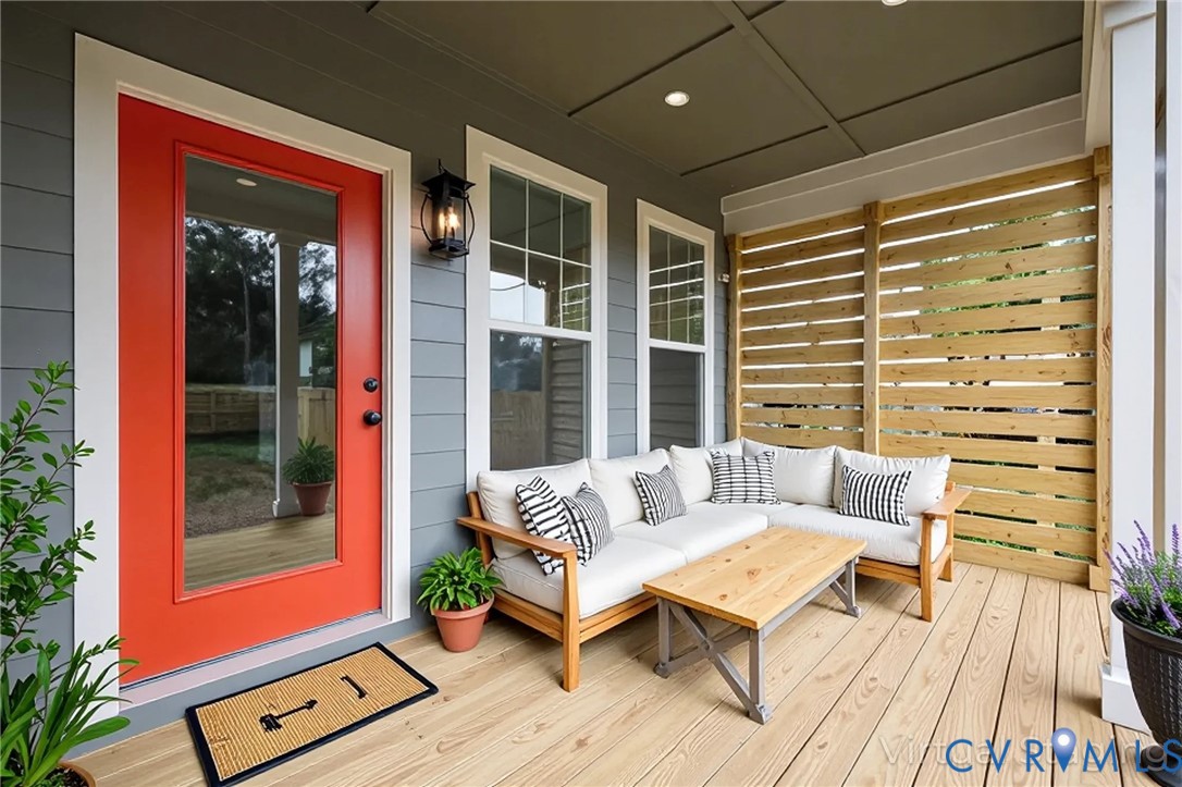 3423 Stuart Avenue Richmond, VA 23221 - Photo 31 of 34 a living room with furniture and a large window