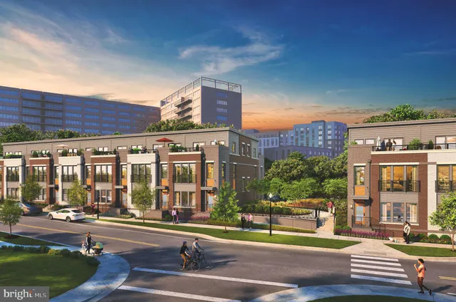 a view of a building with a yard