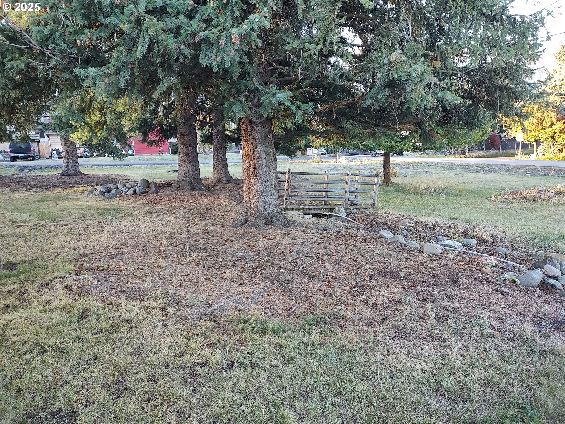 Main Street Joseph, OR 97846 - Photo 5 of 7 a backyard of a house with oven and tree