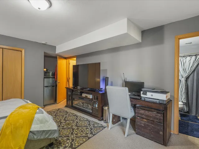 a view of a porch with a yard