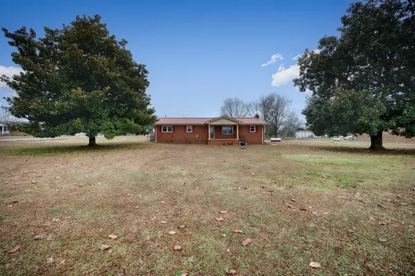 a view of a house with a garage