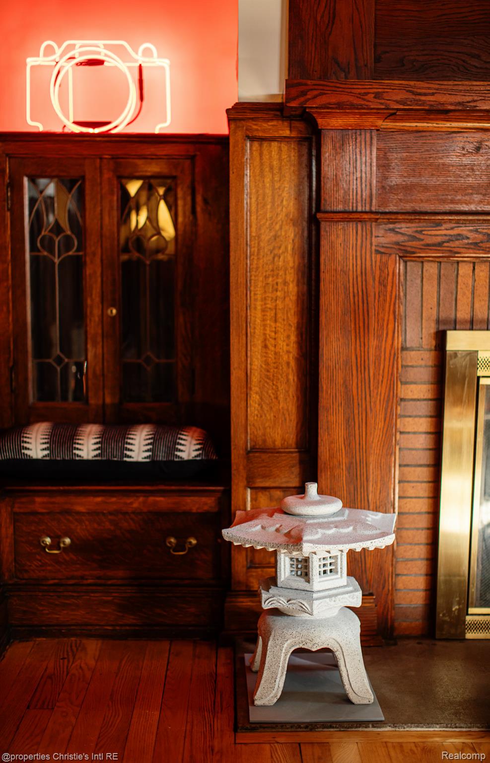 36 Longfellow Street Detroit, MI 48202 - Photo 75 of 81 Detailed view of wood finished floors and wooden walls