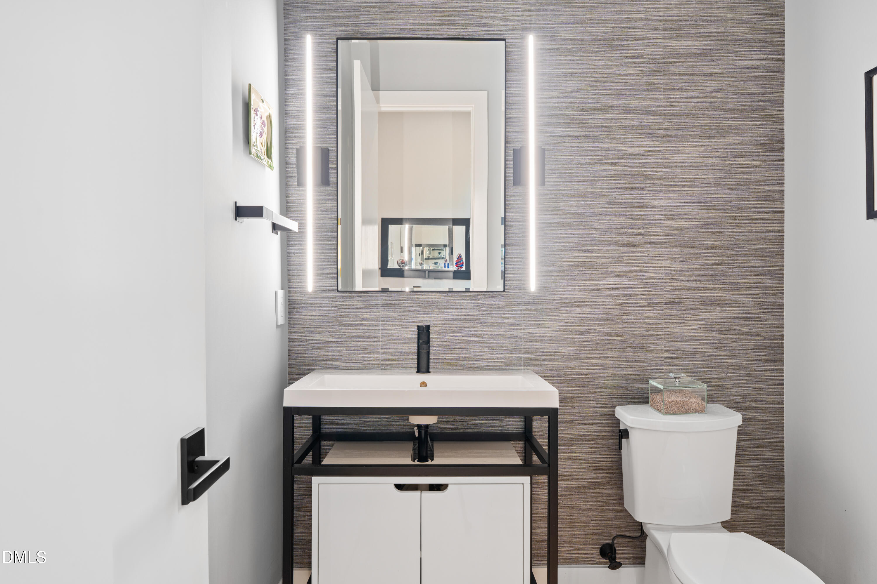 132 Edward Booth Lane Durham, NC 27713 - Photo 25 of 75 a bathroom with a toilet sink and mirror