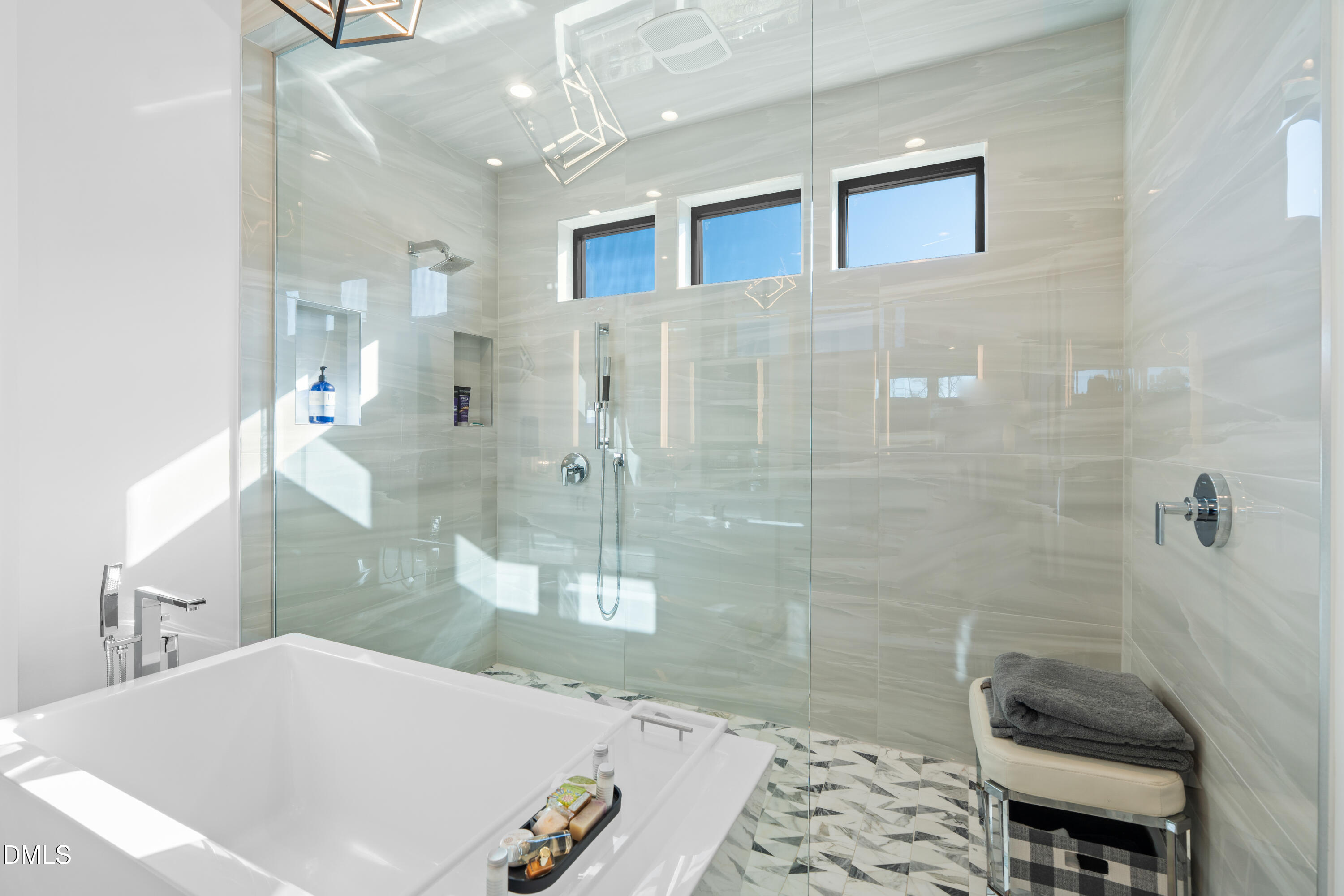 132 Edward Booth Lane Durham, NC 27713 - Photo 30 of 75 a bathroom with a sink a toilet and shower