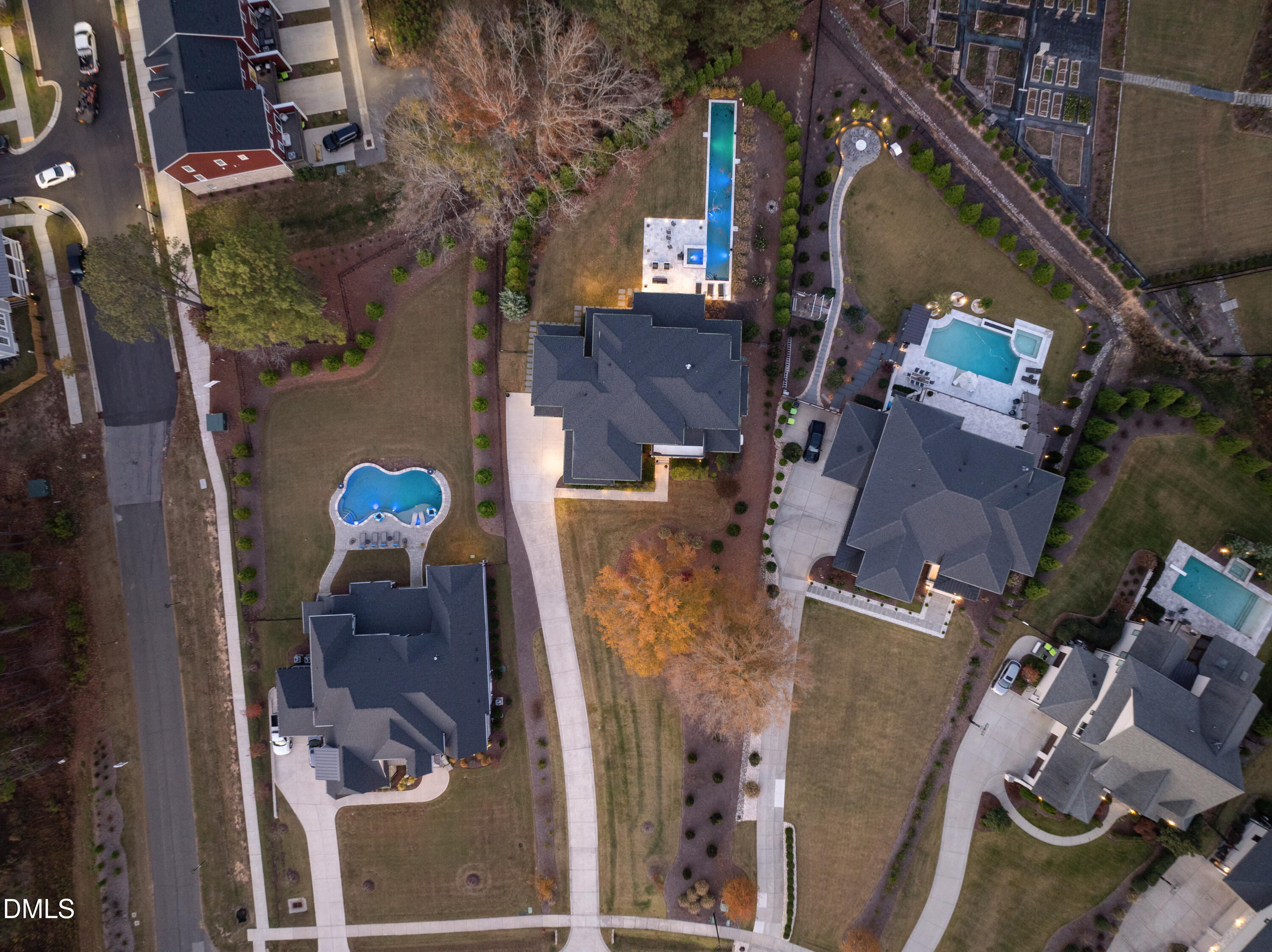 132 Edward Booth Lane Durham, NC 27713 - Photo 61 of 75 an aerial view of a house with outdoor space