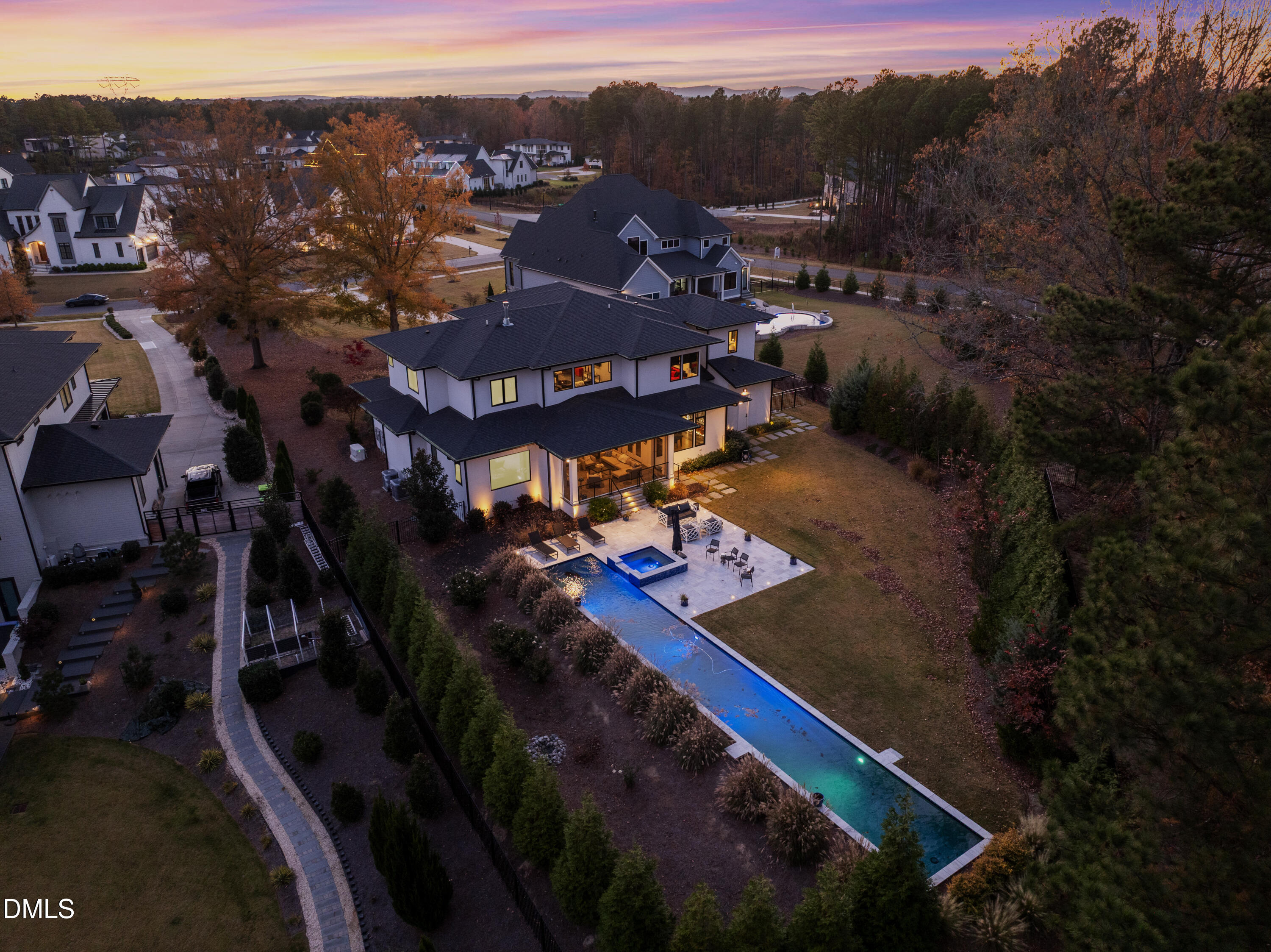 132 Edward Booth Lane Durham, NC 27713 - Photo 62 of 75 a view of a house with a yard