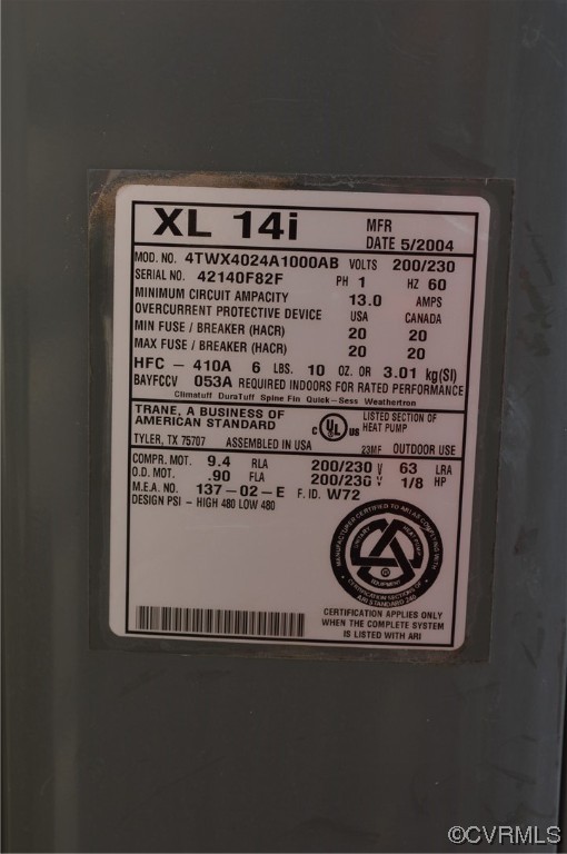 5122 Reids Pointe Road Glen Allen, VA 23060 - Photo 45 of 46 HVAC 2004