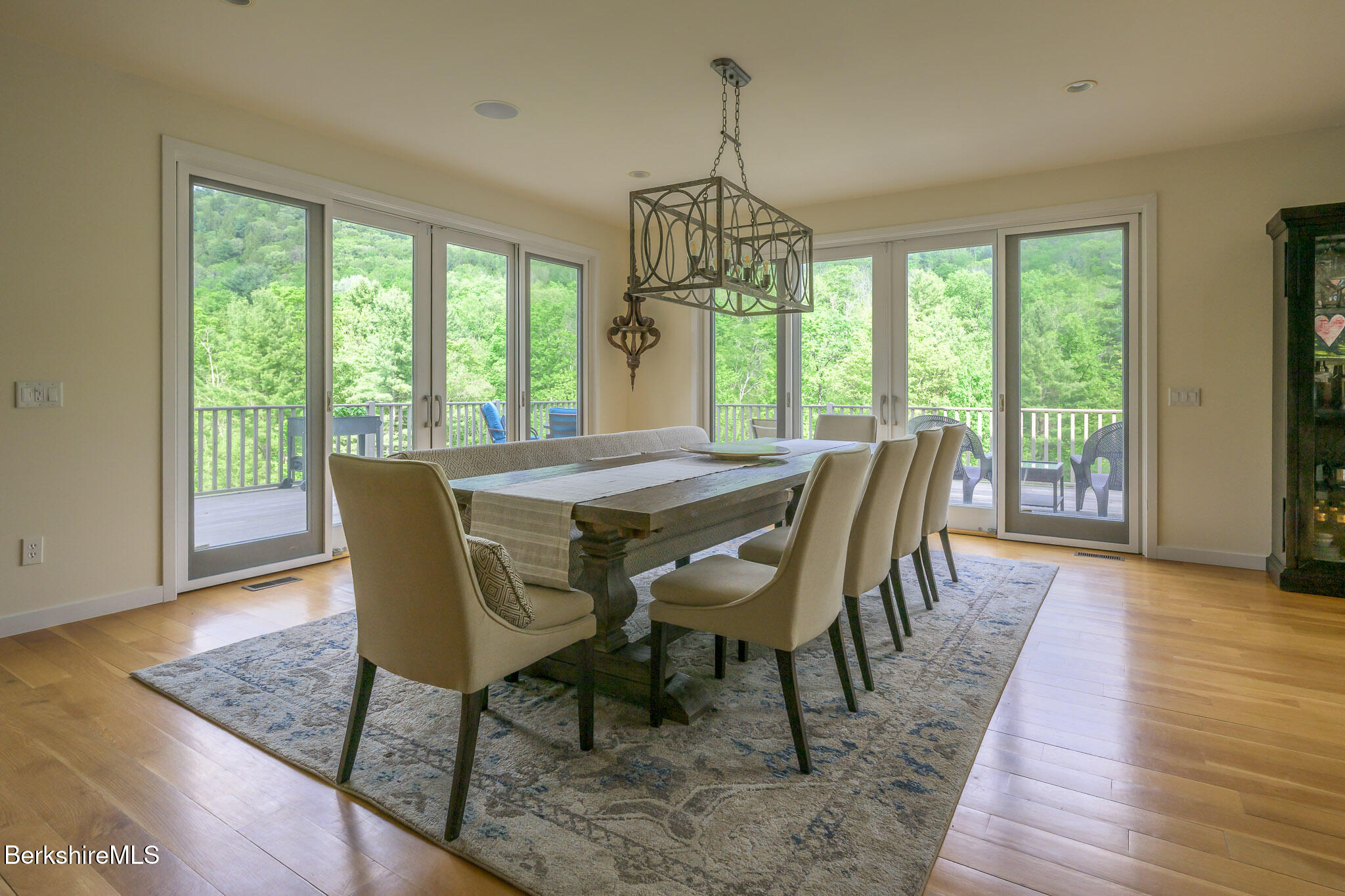 83 Maple Hill Road West Stockbridge, MA 01266 - Photo 17 of 78 a view of a dining room with furniture window and wooden floor