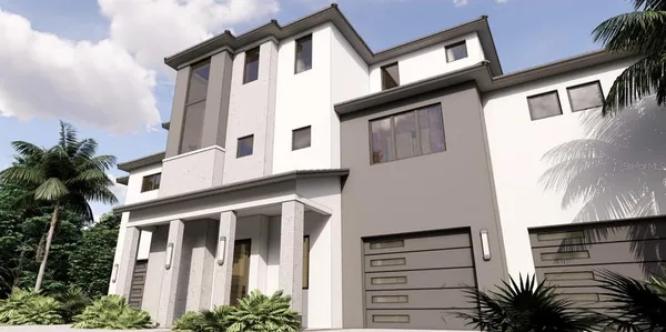 front view of a house with a small yard