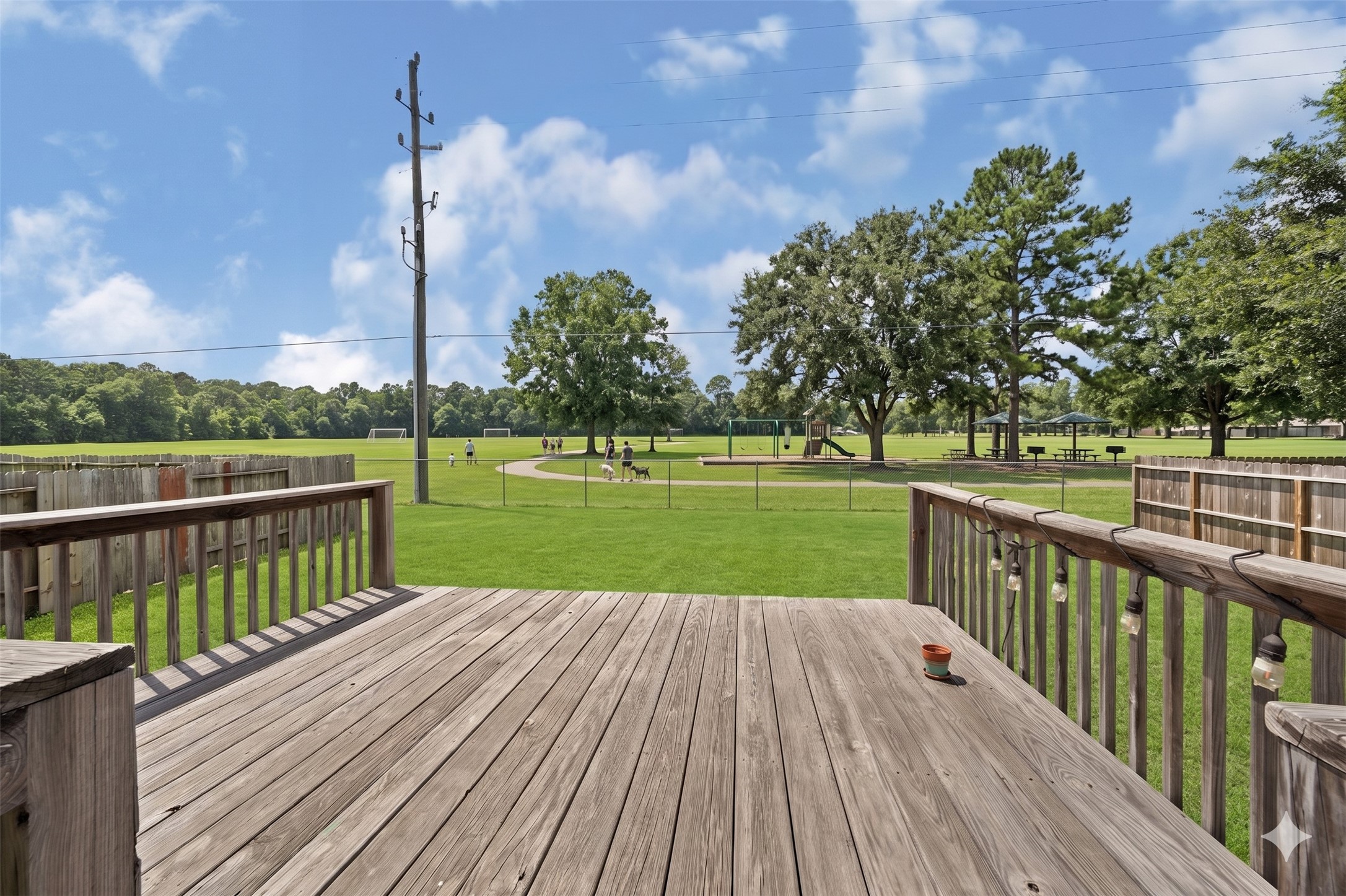 28832 San Bernard River Loop Spring, TX 77386 - Photo 48 of 50 a view of a deck with a big yard