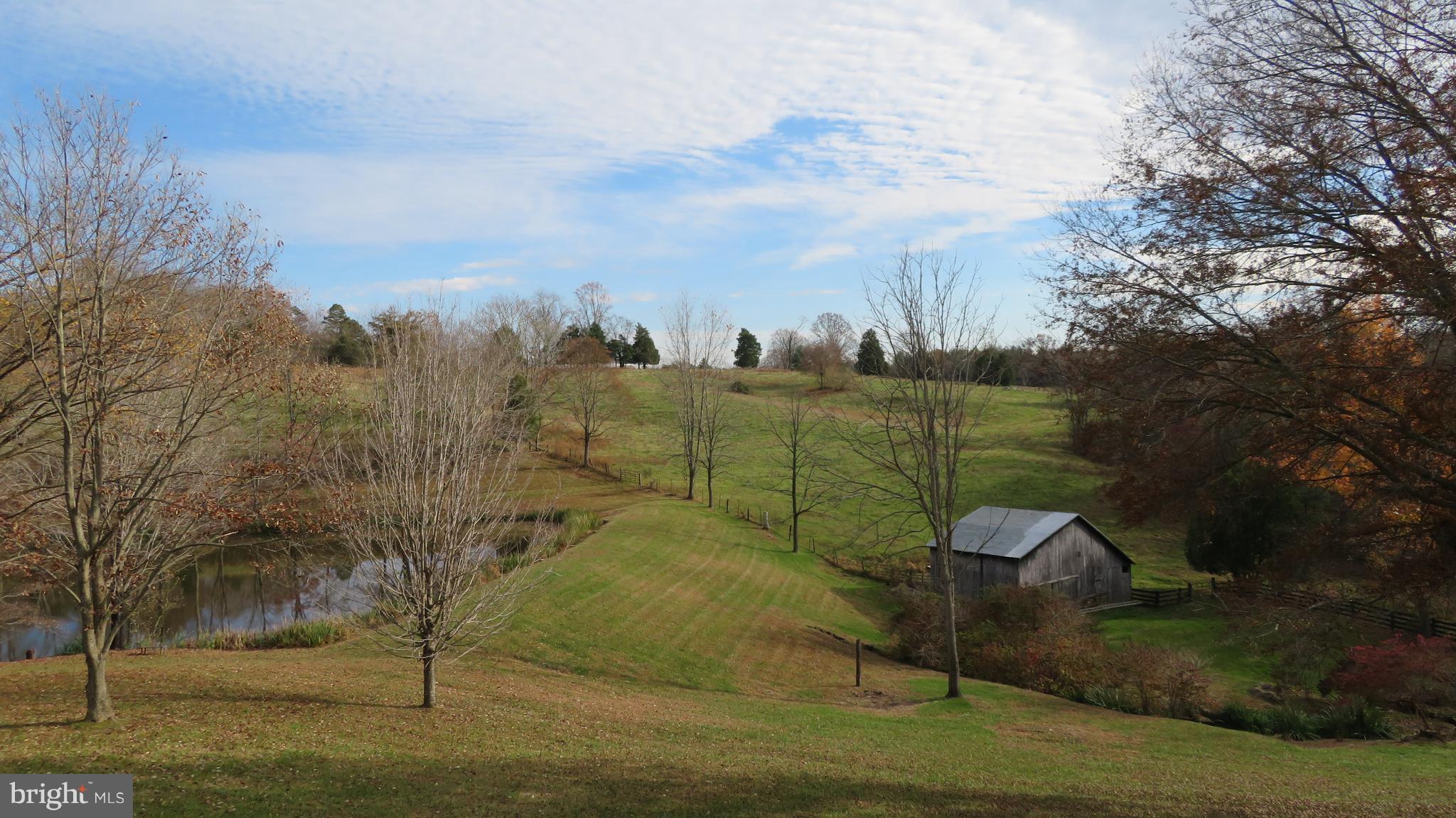 62 Hope Hill Road Castleton, VA 22716 - Photo 75 of 80 a view of a lake with a yard and large trees