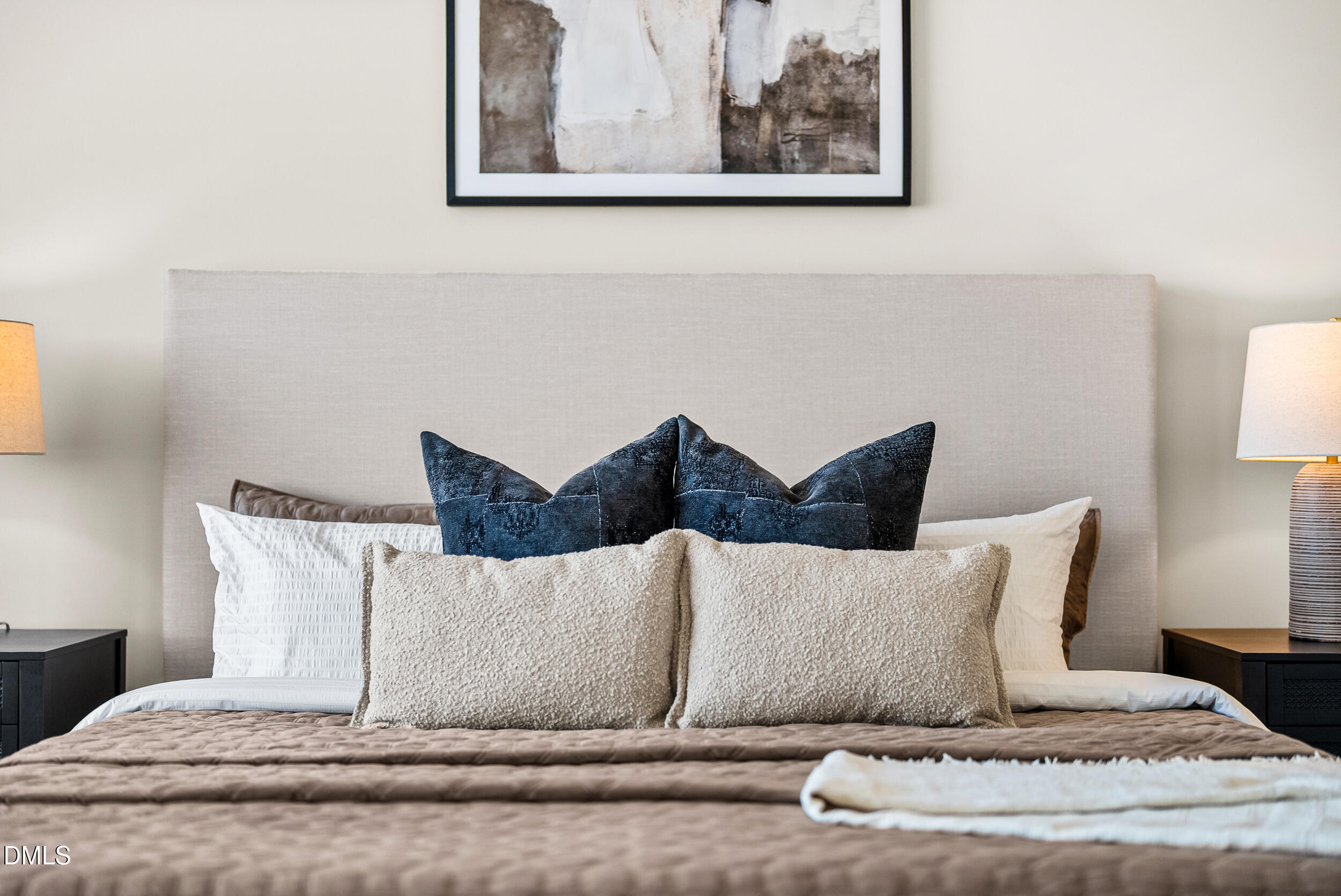 122 North Harrington Street Raleigh, NC 27603 - Photo 19 of 46 a large white bed in a white room