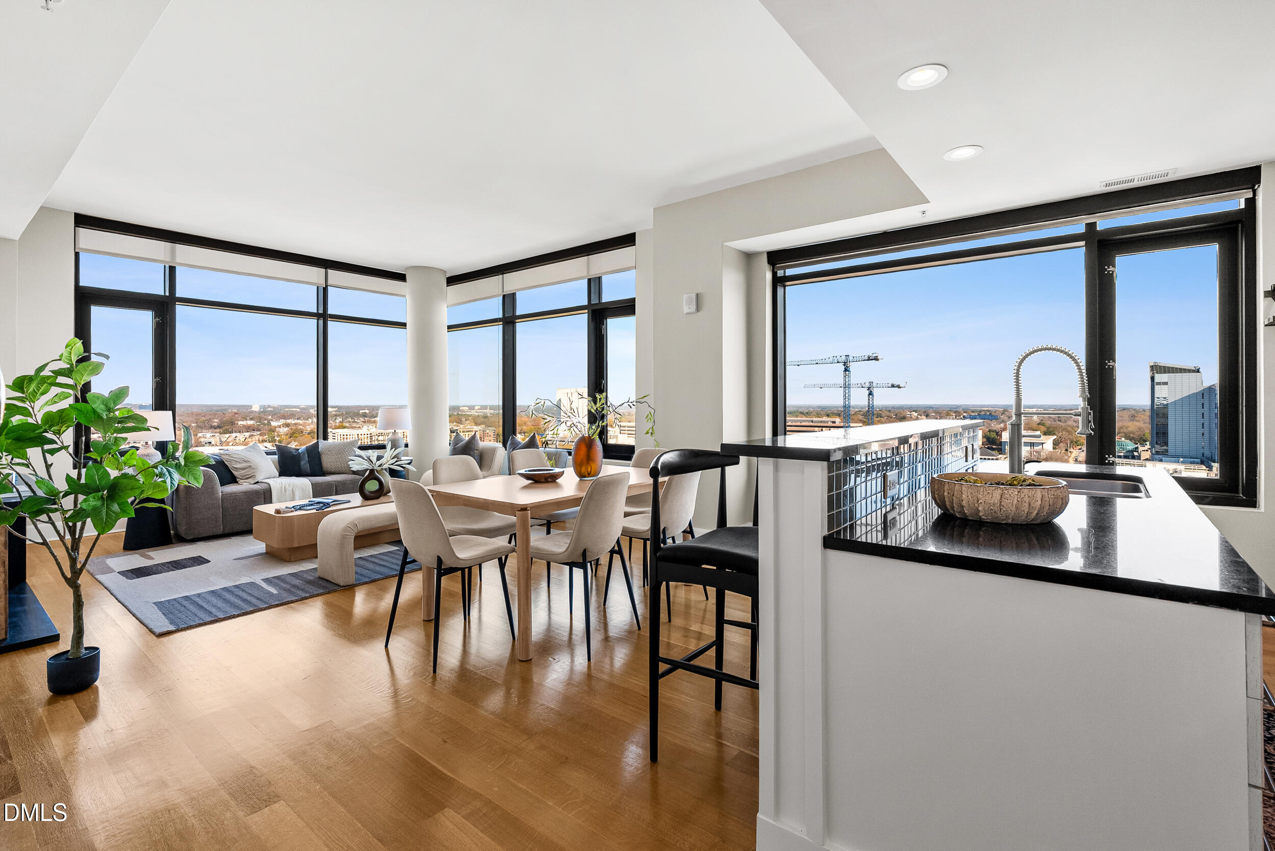 122 North Harrington Street Raleigh, NC 27603 - Photo 4 of 46 a view of a dining room with furniture window and outside view