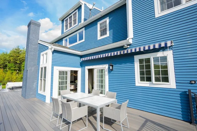 a view of a house with a deck