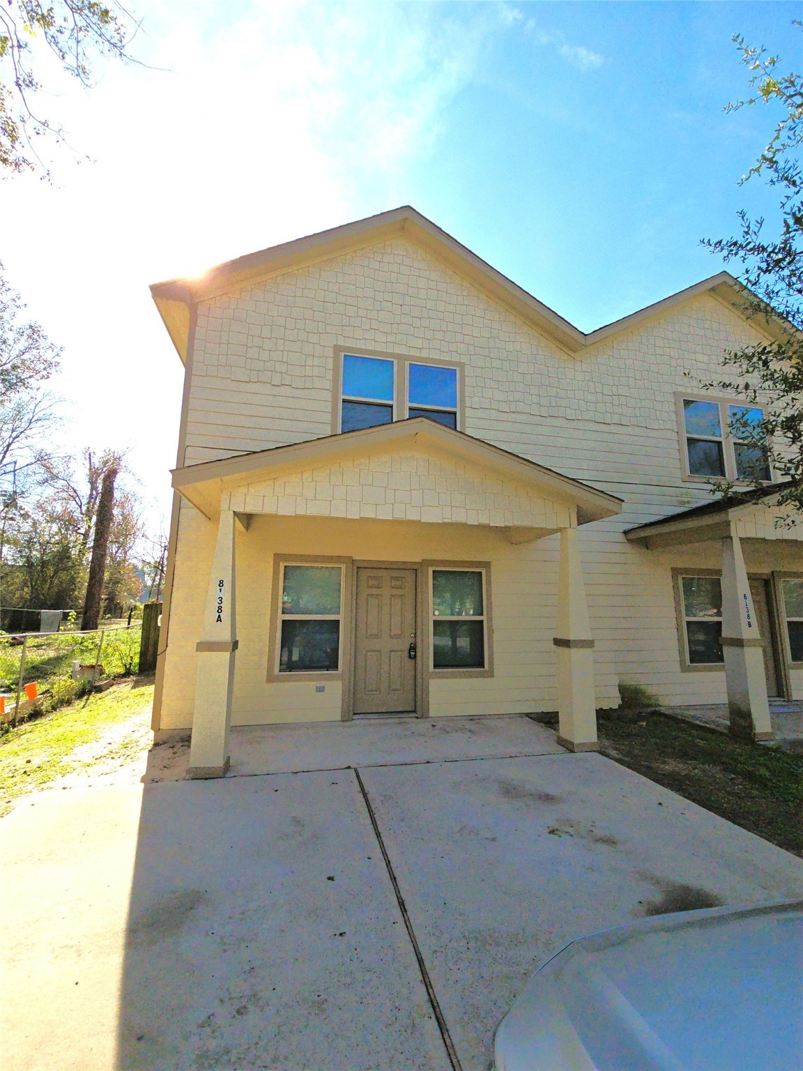 8138 Gallahad Street, Unit A Houston, TX 77078 - Photo 22 of 26 a front view of a house with a yard