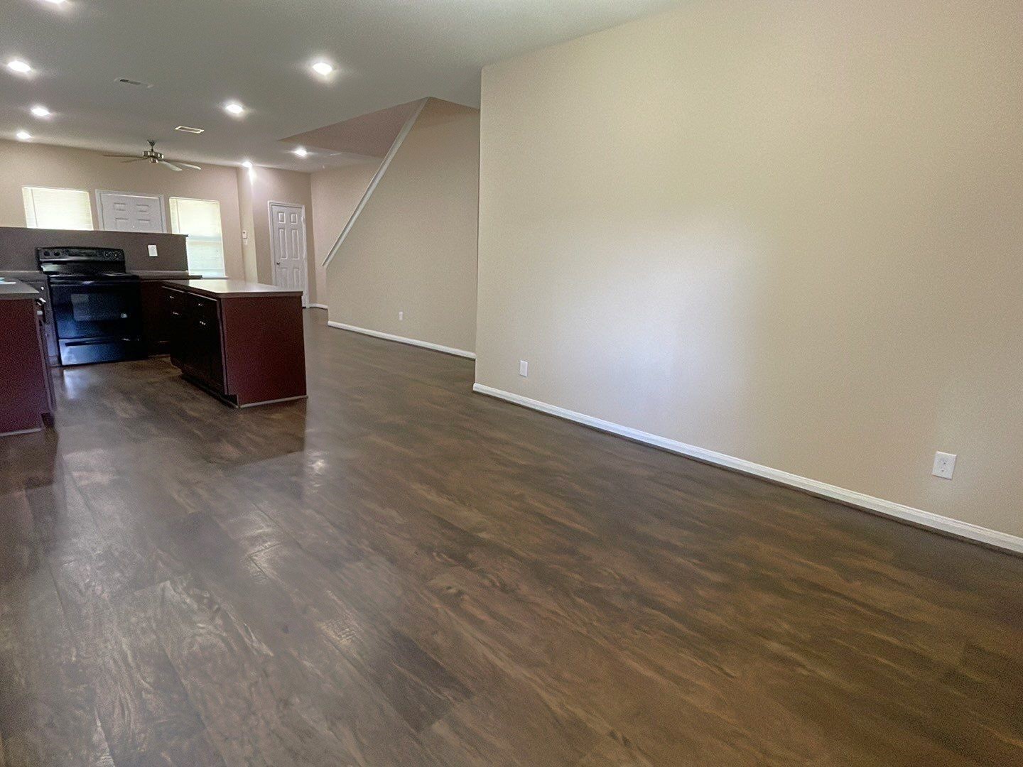 8138 Gallahad Street, Unit A Houston, TX 77078 - Photo 6 of 26 a view of kitchen with wooden floor