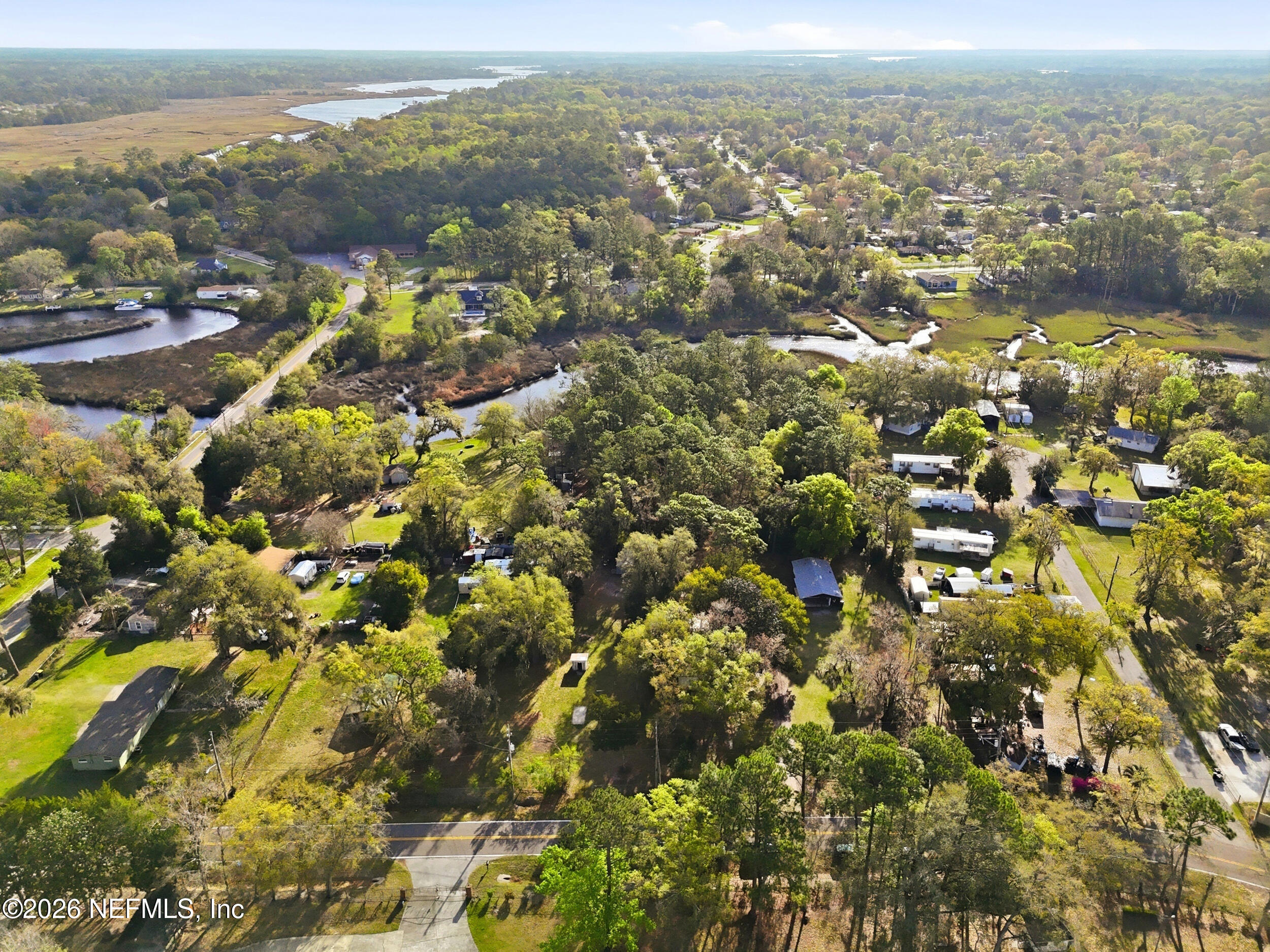 9843 Wagner Road Jacksonville, FL 32219 - Photo 26 of 40 an aerial view of residential houses with city and ocean view