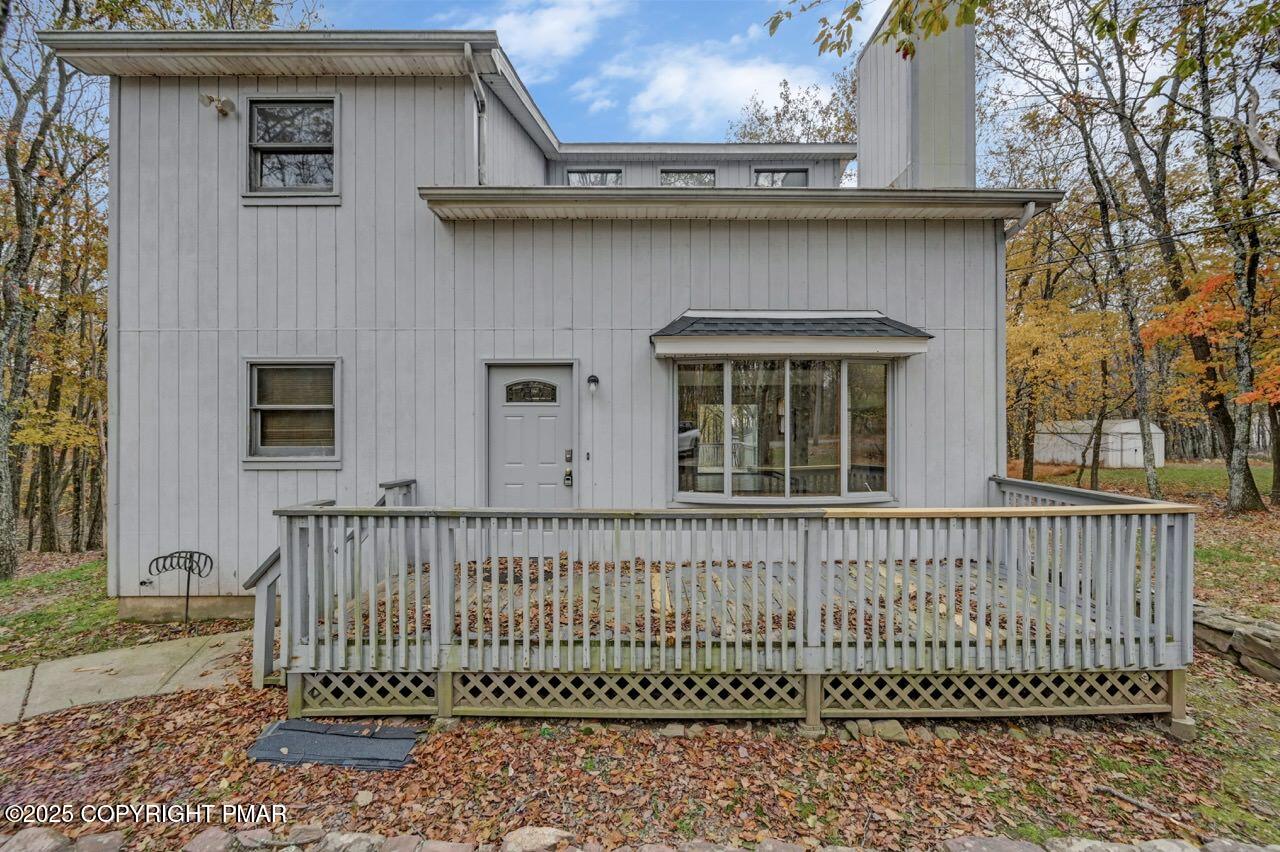 38 Spokane Road Albrightsville, PA 18210 - Photo 6 of 69 a side view of a house with a fence