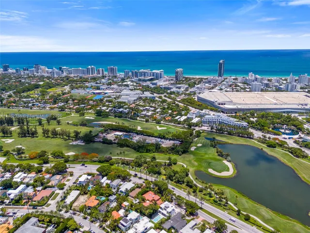 a view of a city with ocean view