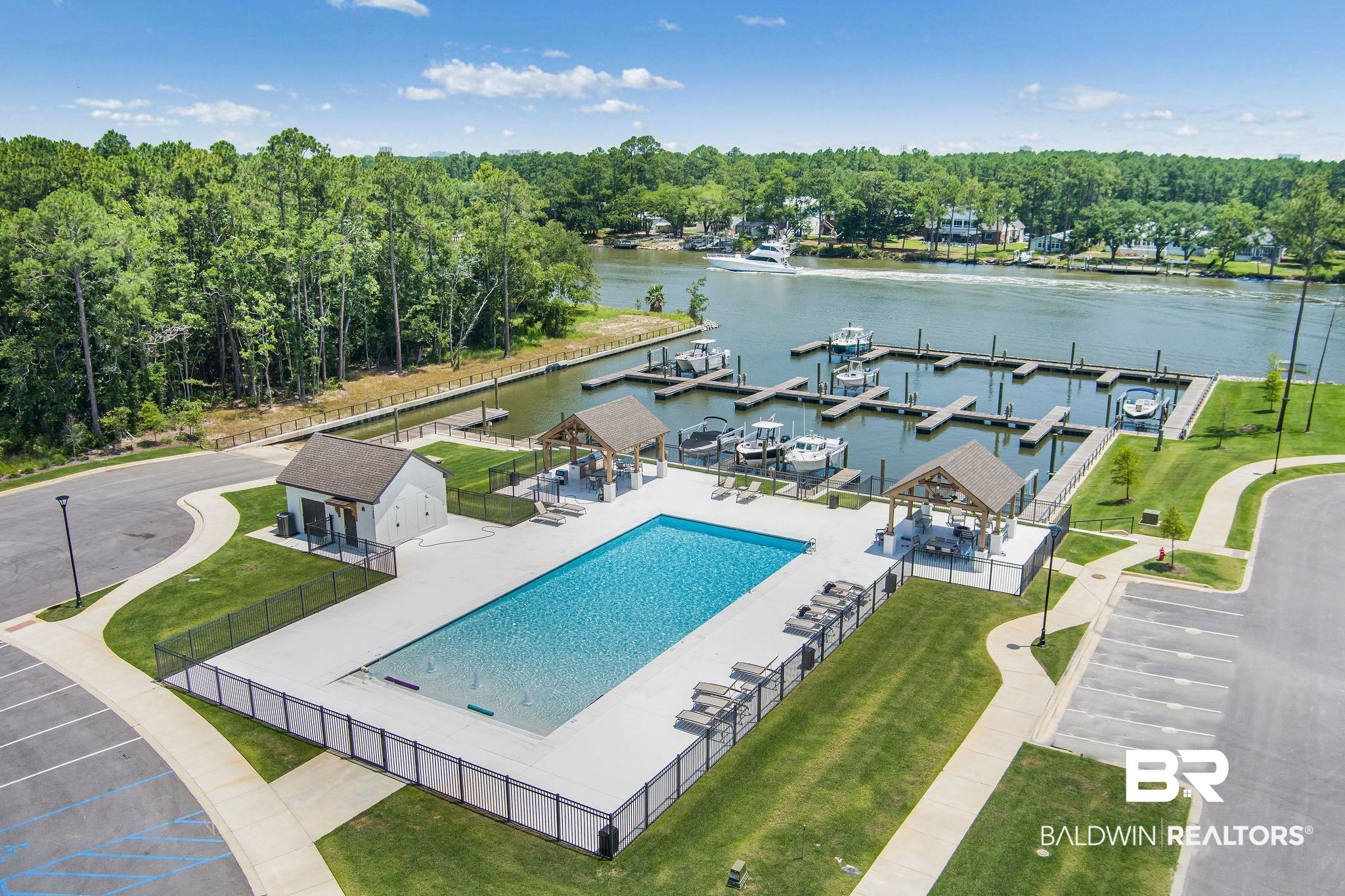 853 Inlet Circle Gulf Shores, AL 36542 - Photo 47 of 55 Birds eye view of property with a water view