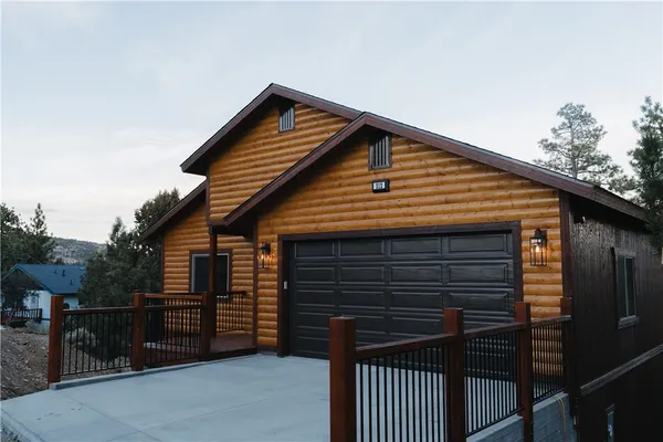 a front view of house