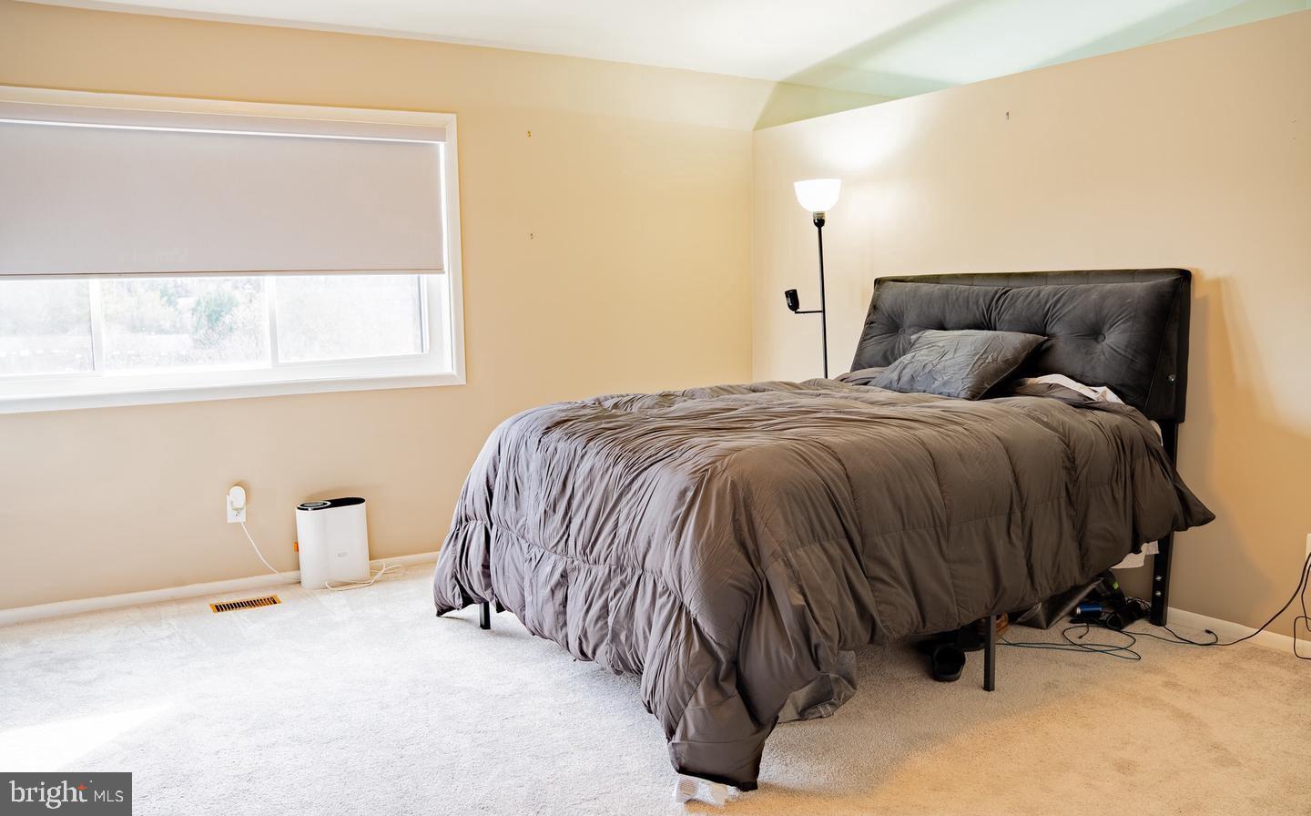 6907 Jones View Drive, Unit 3A Baltimore, MD 21209 - Photo 17 of 19 a spacious bedroom with a bed and window