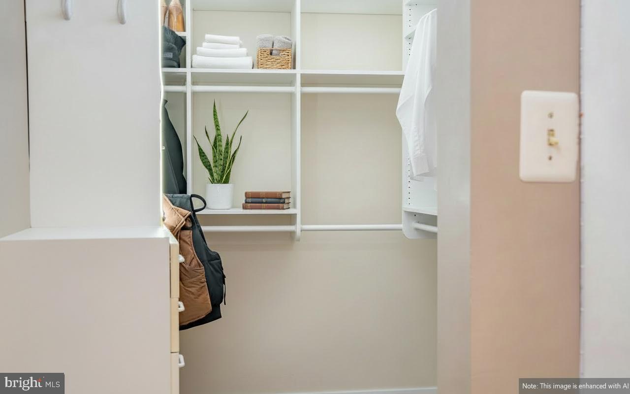 6907 Jones View Drive, Unit 3A Baltimore, MD 21209 - Photo 10 of 12 a view of a walk in closet