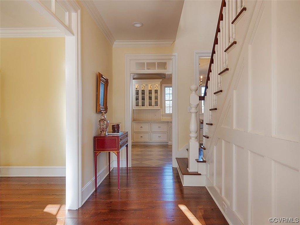 1712 Novum Church Road Reva, VA 22735 - Photo 3 of 40 a view of an entryway with wooden floor
