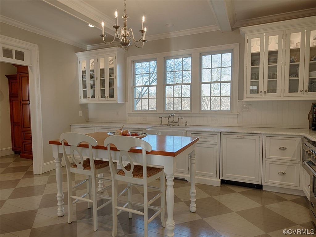 1712 Novum Church Road Reva, VA 22735 - Photo 5 of 40 a view of a dining room with furniture and windows