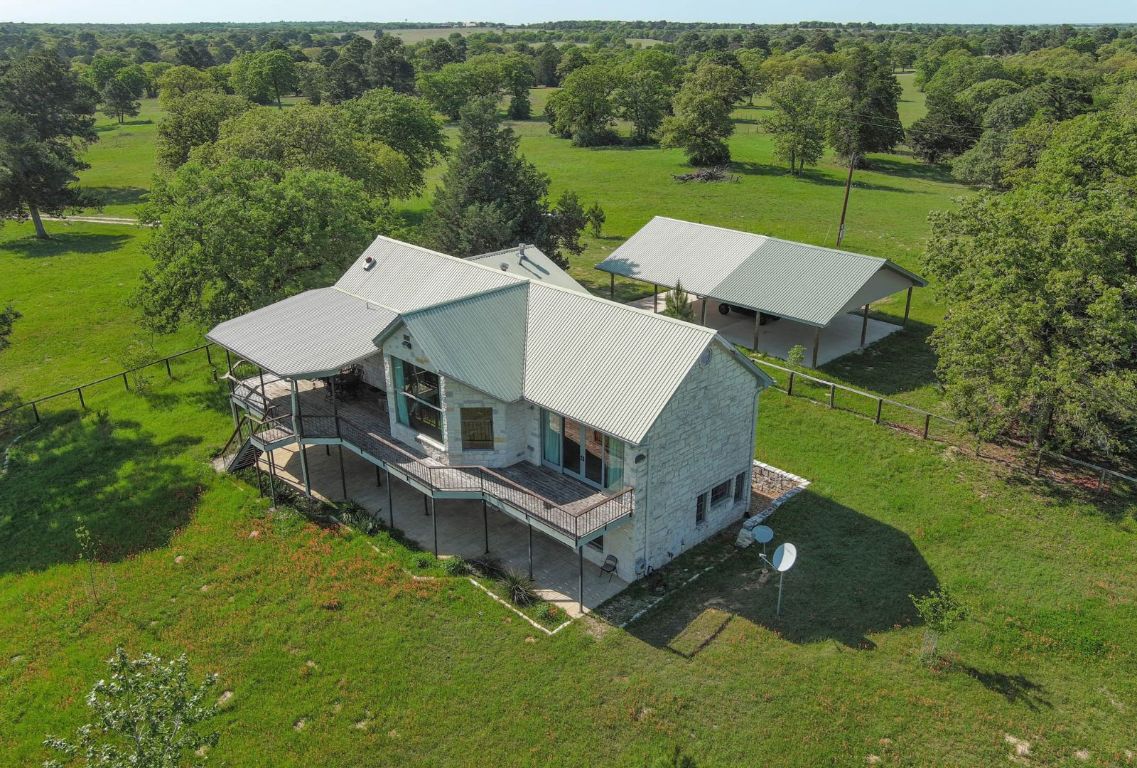 490 John Craft Road Red Rock, TX 78662 - Photo 29 of 40 an aerial view of a house