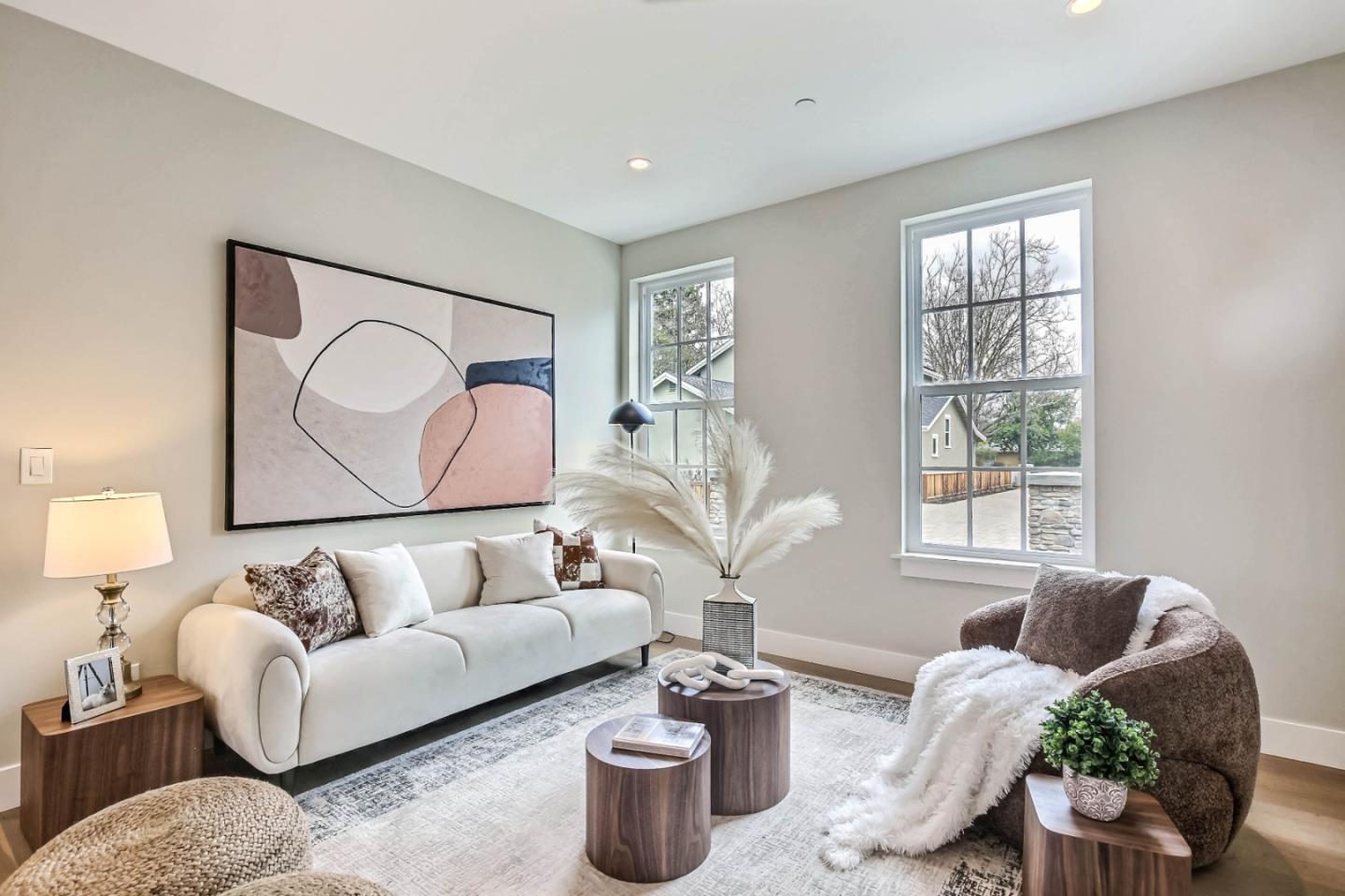269 Willow Road Menlo Park, CA 94025 - Photo 4 of 26 a living room with furniture and a large window