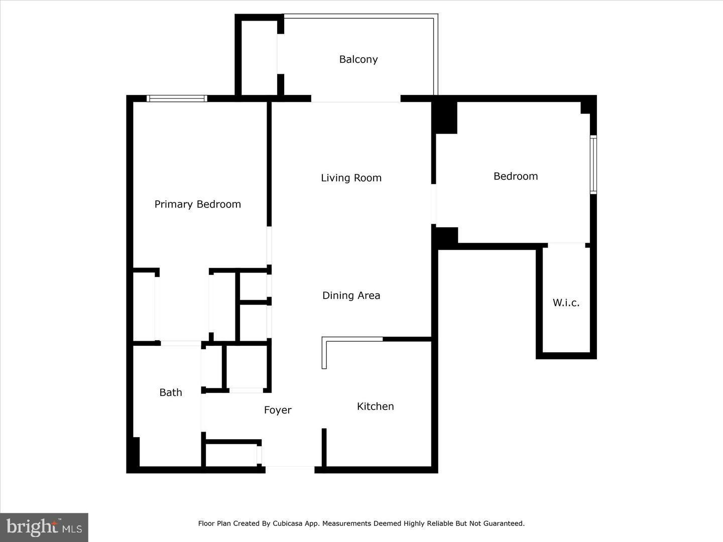 2726 Gallows Road, Unit 1506 Vienna, VA 22180 - Photo 35 of 35 Spacious floor plan with balcony access.