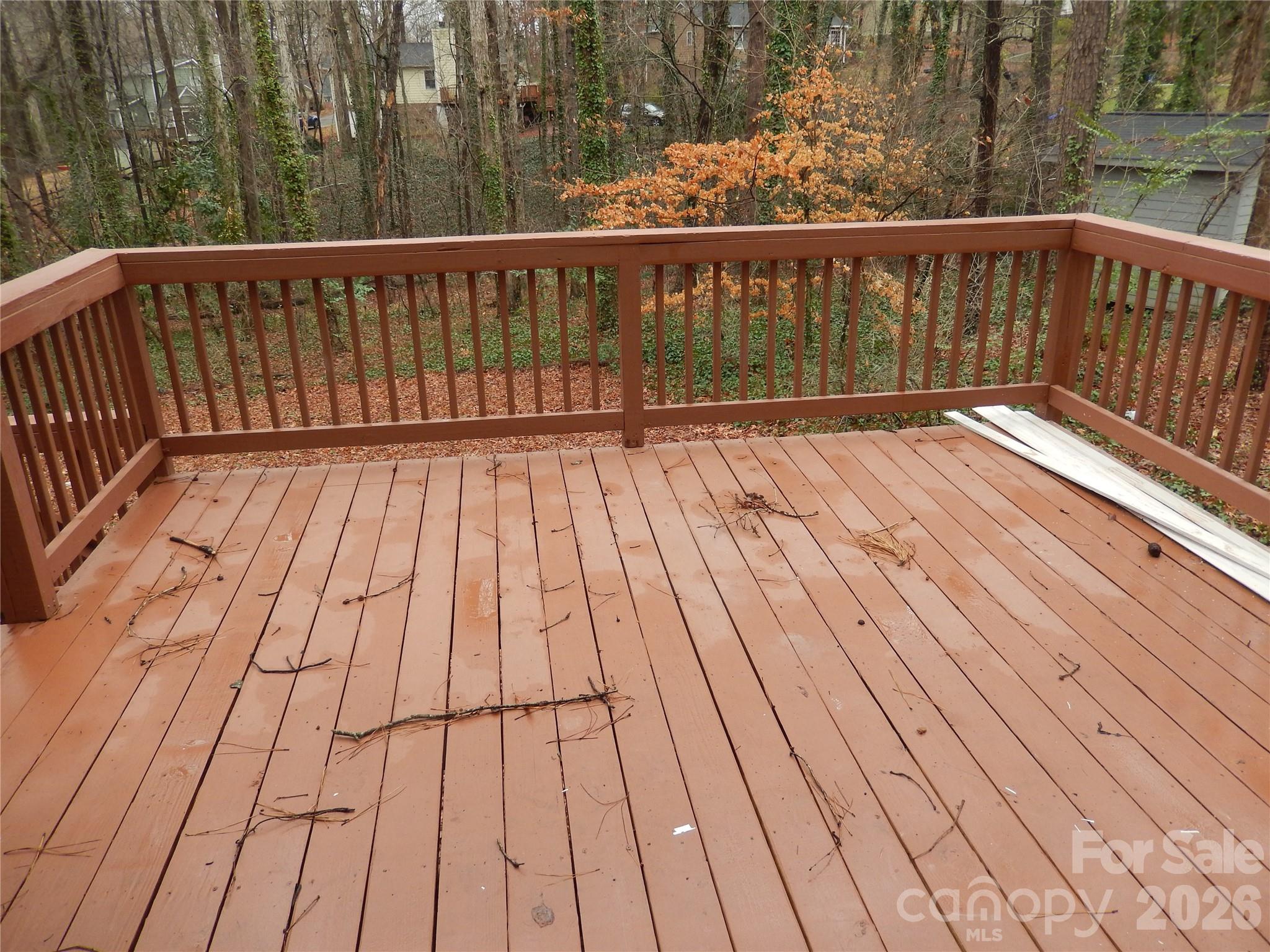547 Brent Road Raleigh, NC 27606 - Photo 13 of 15 a view of wooden deck