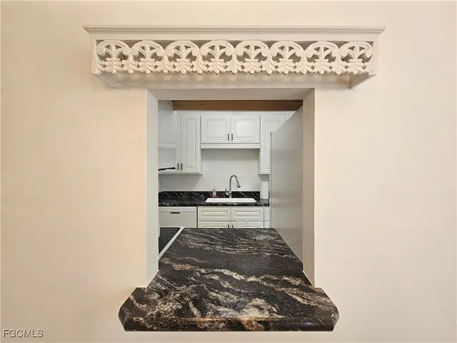 a view of a garden with a lake