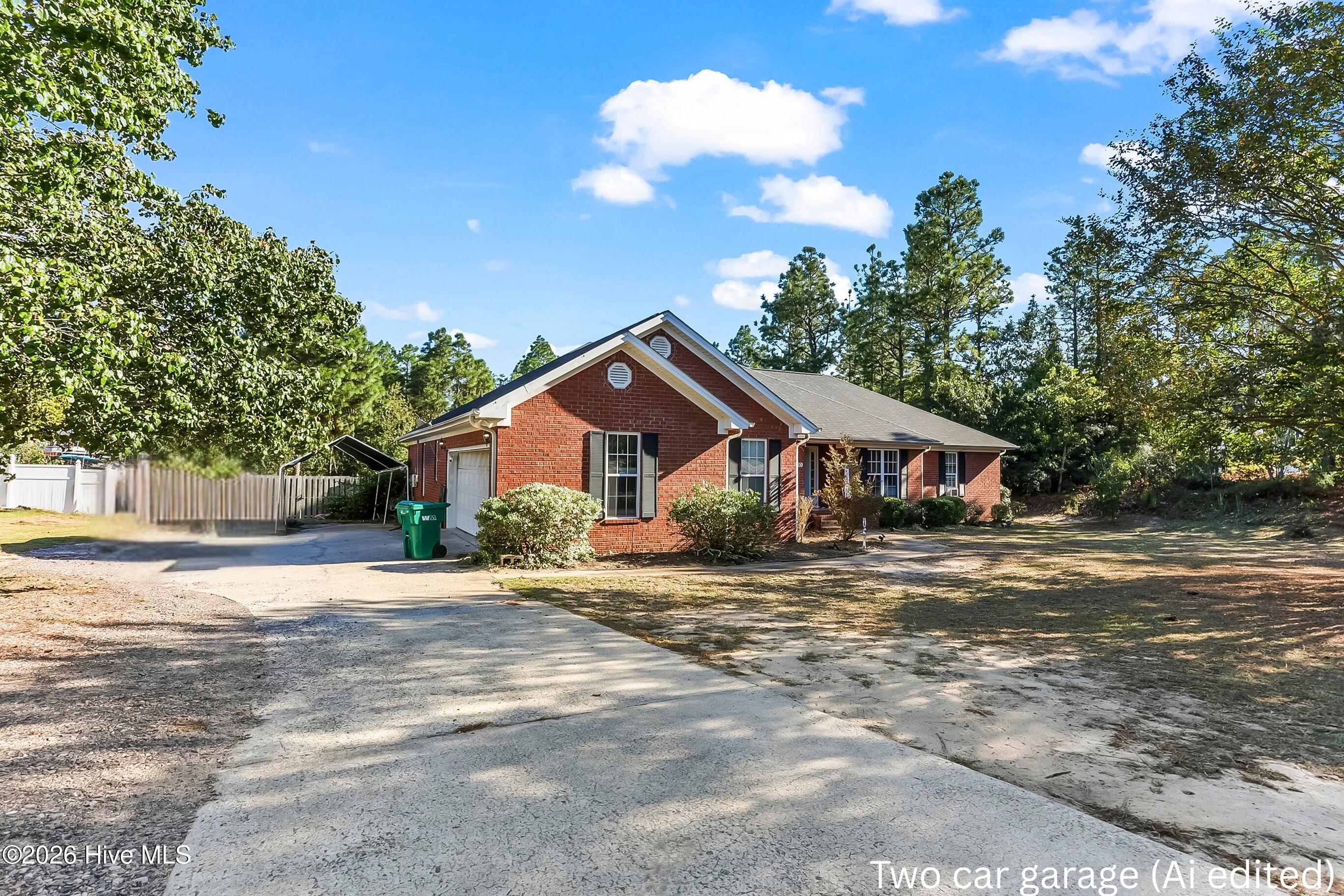 120 Connector Road Graniteville, SC 29829 - Photo 2 of 21 2 Car Garage (Ai edited)